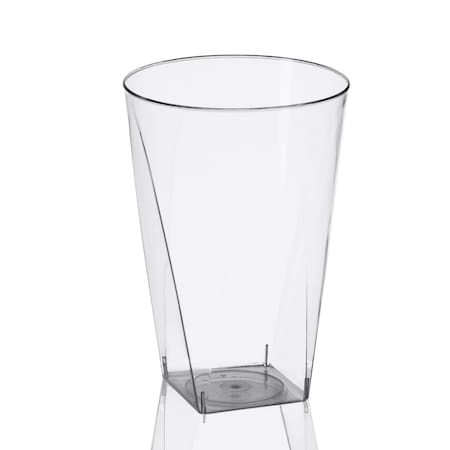 Smarty Had A Party 10 oz. Clear Square Bottom Disposable Plastic Cups (500 Cups), 500PK 6955R-CASE